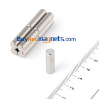1/4" dia. x 3/4" thick N35 Strong Long Round Cylinder Toy Rare Earth Neodymium Magnets