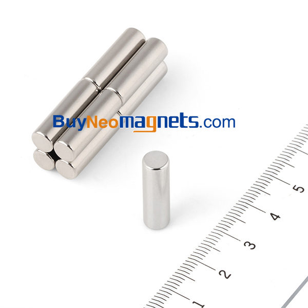 1/4" er. x 3/4" tykke N35 Sterk lang rund sylindret leketøy Rare Earth Neodymium Magnets