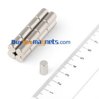 1/4" x 1/2" Neodymium Rare Earth Cylinder Magnets N42