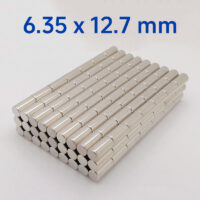 Visão alternativa de 1/4 X 1/2 Inch Neodymium Rare Earth Cylinder Magnets N42 Strong Rod Magnet Sale