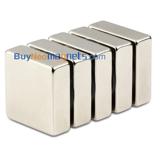 30مم × 30 مم × 20 مم سميكة N52 نيوديميوم كتلة مغناطيس مغناطيس الأرض النادرة