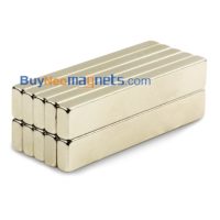 5PCS 60mm x 10mm x 5mm tykk N35 Super sterk blokkering Rare jordens neodymmagneter