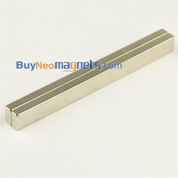 100Magnete a blocco al neodimio spesso mm x 10 mm x 5 mm N52 Magneti rettangolari lunghi super resistenti per terre rare Vendita (2 Pacchetto)