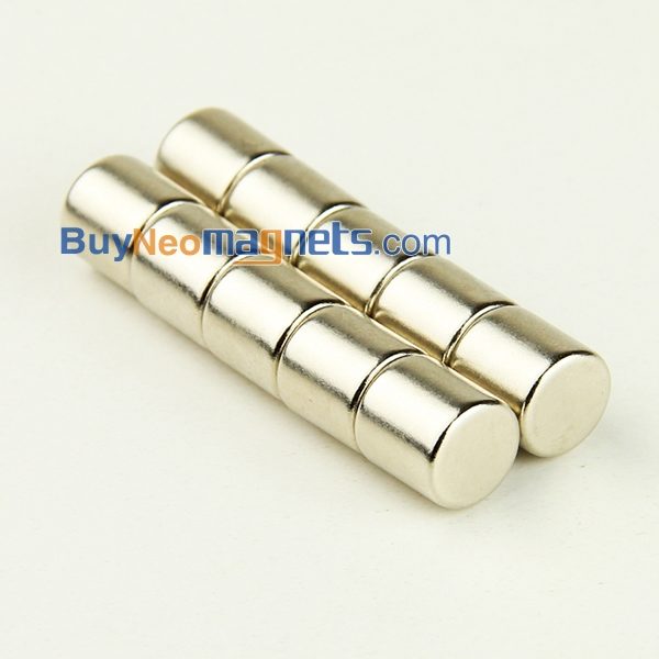 10mm dia x 10mm thick Neodymium Disc Magnets N35 Strong Rare Earth Cylinder Magnets 10x10mm Round Magnets for Crafts
