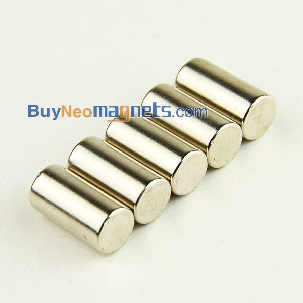 5개 10mm 디아의 X 두께 20mm N35 강력한 파워 라운드 실린더 희토류 네오 네오디뮴 자석
