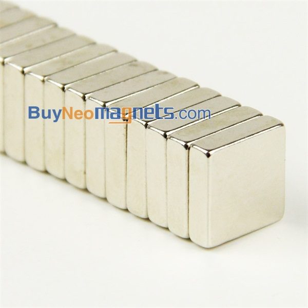 10mm x 10mm x 3mm thick Rare Earth Block Magnet N35 Super Strong Neodymium Square Magnets 10x10x3mm Fridge Magnet (20 Пакет)