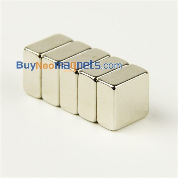 20pcs 10 mm x 10 mm x 5 mm de espessura N35 Super Strong Bloco Cuboid Rare Earth imãs de neodímio