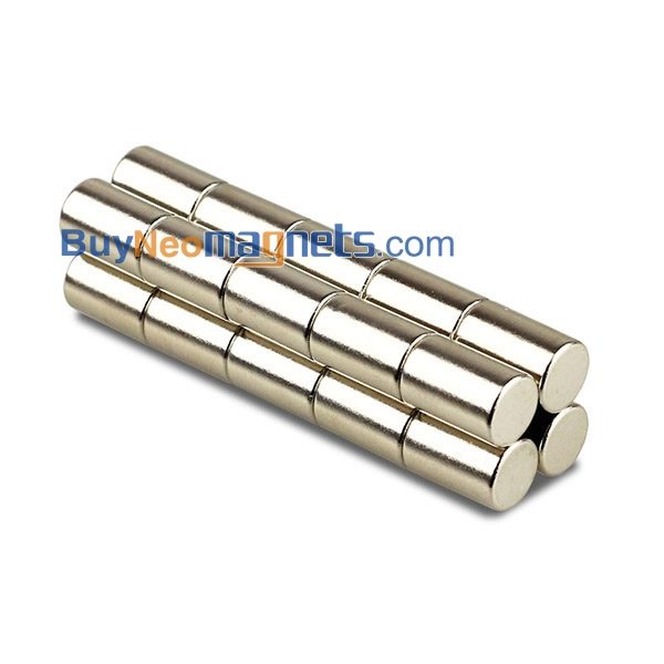 10st 10mm diameter x 15mm tjock N35 Stark Round Cylinder Disc Rare Earth Neo neodymmagneter