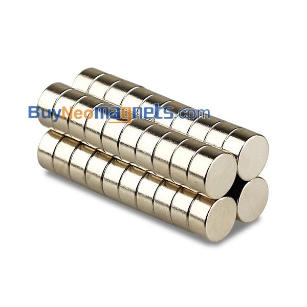 10mm di diametro x 5 mm di spessore Magneti al neodimio a disco Potente N35 Cilindro rotondo super resistente Magneti a disco per terre rare Vendita Home Depot