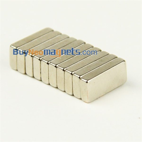 50개는 10mm X 5mm X 2mm 두께 N35 슈퍼 강력한 차단 투자 골 희토류 네오디뮴 자석