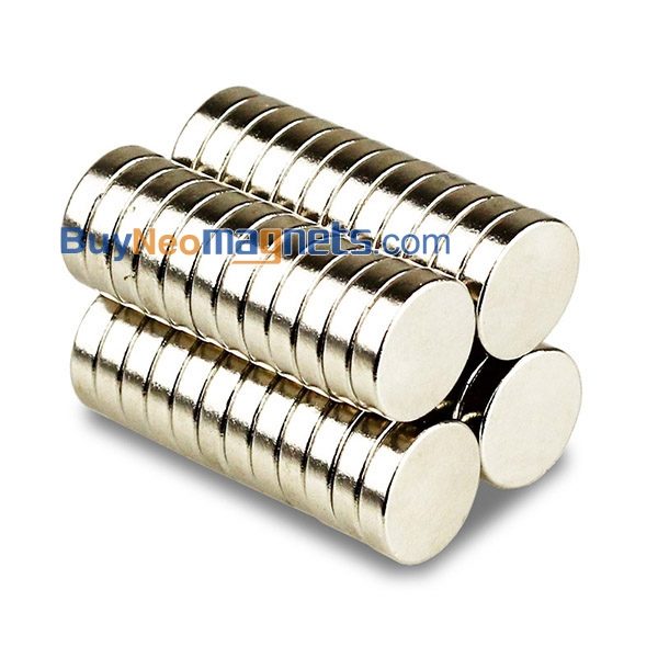 20stk 12mm dia x 3mm tykk 1/2" x 1/8" N35 supersterk rund sylindret leketøy Rare Earth neodymmagneter