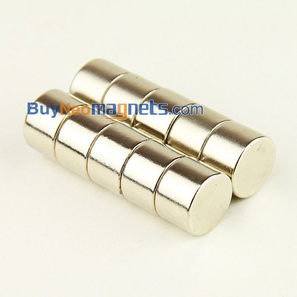 10PCS 15mm dia x 10mm tjock neodymdisskagneter N35 Kraftfull super stark rund magnet sällsynta jordar skivmagneter lowes hemdepå