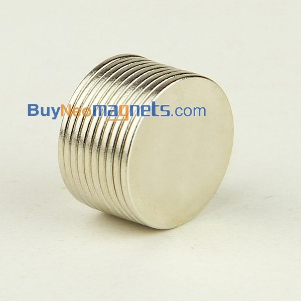 50pcs 15mm dia x 1mm thick Powerful Neodymium Magnets Thin N35