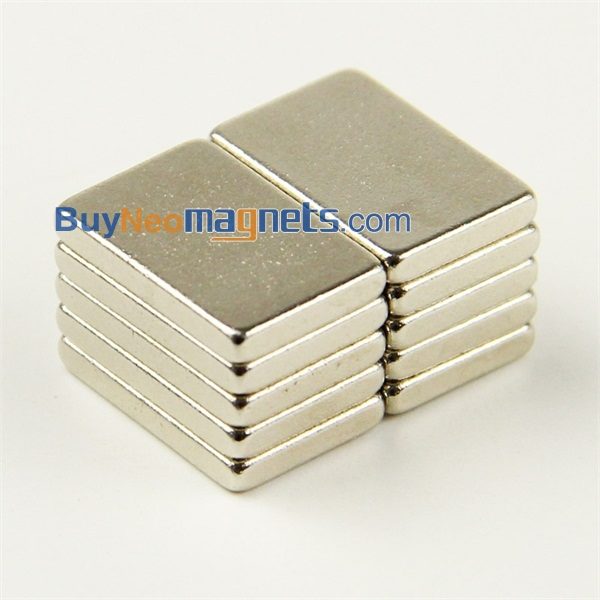 20pcs 15mm x 10mm x 2 mm tyk N35 Super Strong Block kasseformet sjældne jordarters neodym magneter