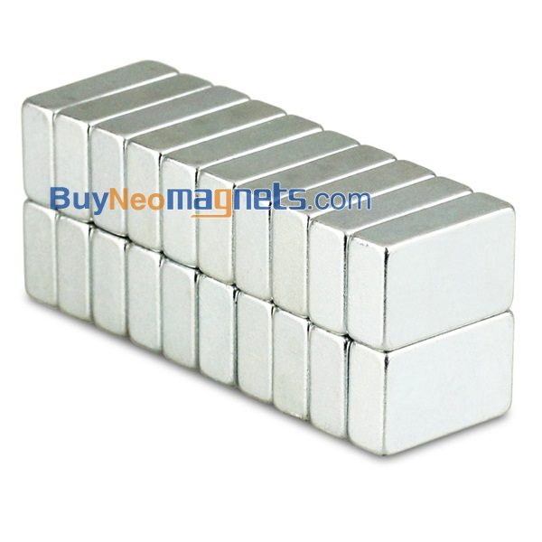 20pcs 16mm x 10mm x 5mm Thick Neodymium Block Magnets N35 Super Strong Rare Earth Rectangle Magnet Craft Sale DIY 16x10x5mm