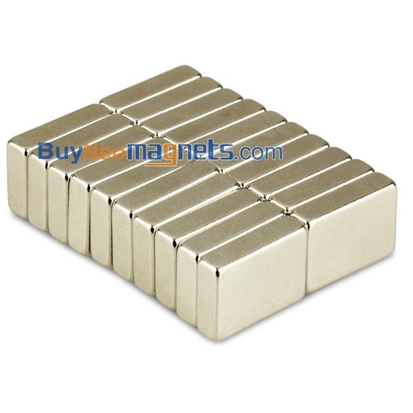 20pcs 17mm x 12mm x 5mm Tyk N35 Super Strong Block Craft sjældne jordarters neodym magneter