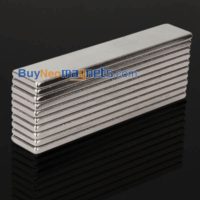 50mm x 10 mm x 2 mm di spessore N50 Strong Block Cuboid magnete magnete della terra rara neodimio
