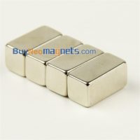 5pz 20 millimetri x 10mm x 10mm di spessore N35 Super Strong Block terra rara neodimio Magneti NdFeB