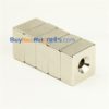 2Stück 20mm x 20mm x 10mm dick mit Loch 5 mm Seltenen Erden Neodym N35 Starken Block-Vorlege Magneten