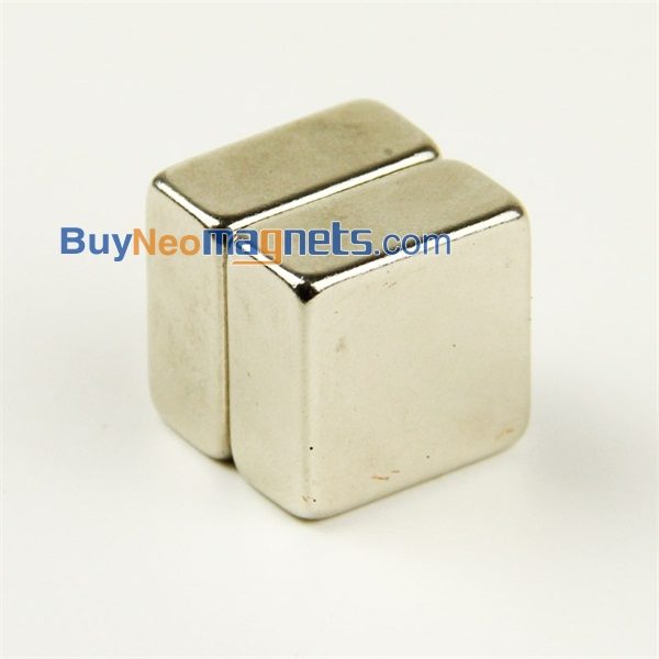 2pcs 20mm x 20mm x 10mm Espessura N35 Bloco Quadrado Cubóide Super Forte Ímãs de Neodímio de Terras Raras