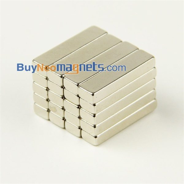 20piezas de 20 mm x 5 mm x 3 mm de espesor N35 Super Strong Block Cuboide de tierras raras imanes de neodimio