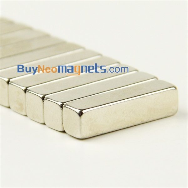 20PCS 20mm x 5mm x 5mm tykk N35 super sterk blokk kuboid sjelden jord neodymmagneter