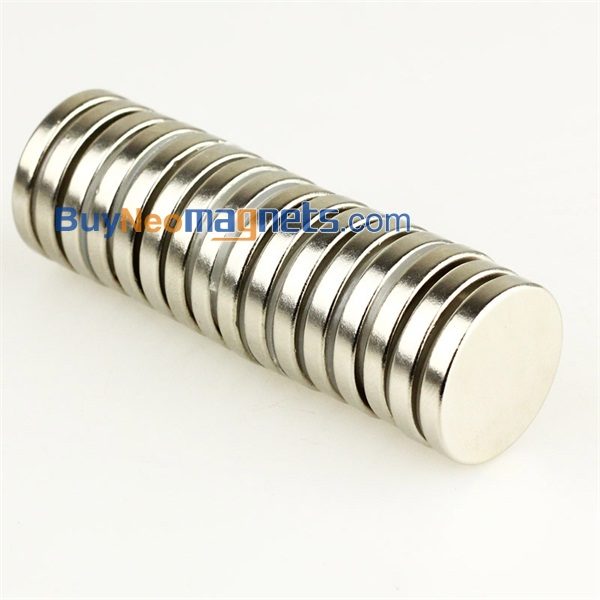 5pz 25 millimetri di diametro x 4 mm di spessore Super Strong disco rotondo N35 terra rara magneti al neodimio