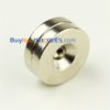 5pcs 25 milímetros x de 5mm com Escareado Buraco 5 milímetros Rare Earth Neo neodímio N35 Strong Anel Laço Ímãs