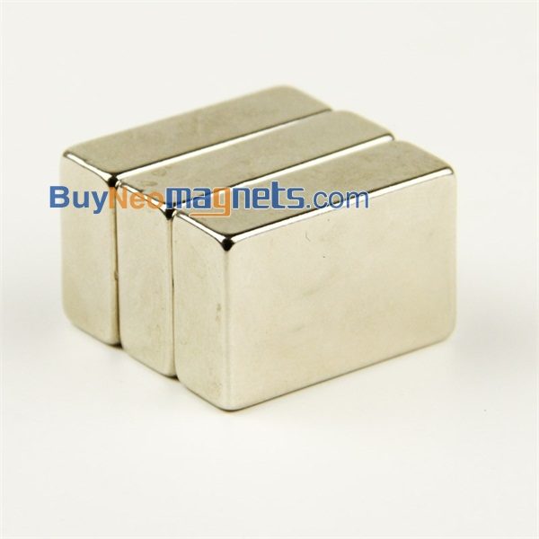 1pcs 30mm x 20 mm x 10 mm d'épaisseur N35 Super Strong Cuboid bloc de terres rares aimants Néodyme