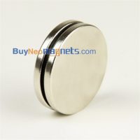 5pcs 30mm dia x 2mm thick N35 Round Circular Cylinder Rare Earth Neodymium Magnets