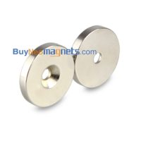 5pcs 30mm x de 5mm com Escareado Buraco 5 milímetros N38 Strong Rodada Rare Earth imãs de neodímio