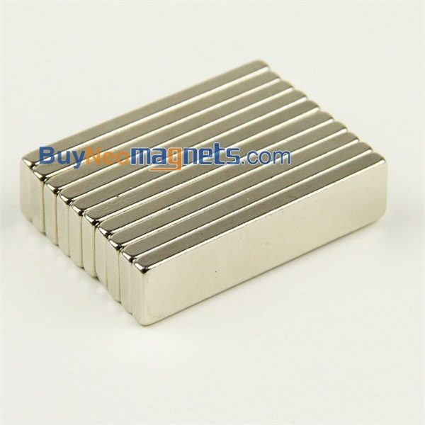 10stk 40 mm x 10 mm x 3 mm tykke N35 Big Super Strong Block Rare Earth Neodymium Magnets