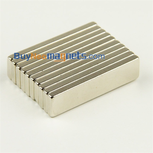 40mm x 10mm x 3mm Super Strong Block Bar Neodymium Magnets