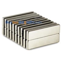 5個40ミリメートルX 10ミリメートルX厚さ4mmのN35の強いブロックレアアースネオジム磁石