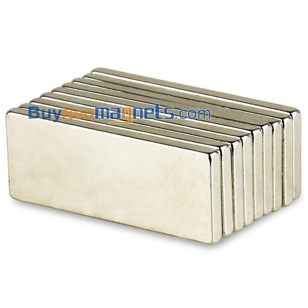5pcs 40mm x 15mm x 3mm Thick N35 Strong Block Rare Earth Neodymium Magnets