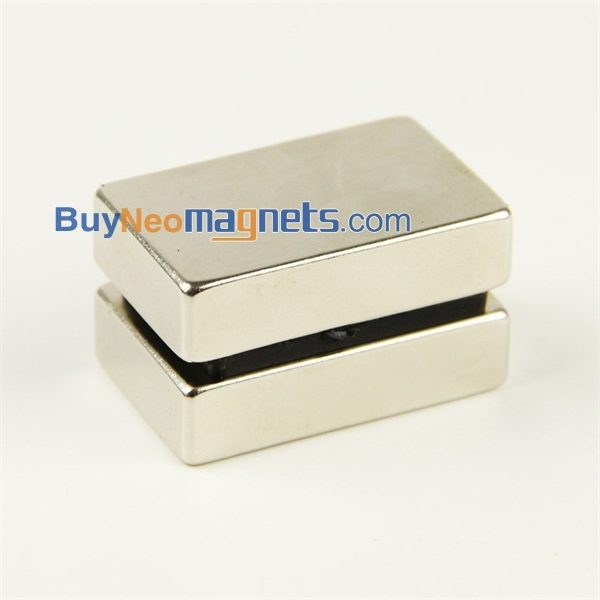 1stk 40mm x 25mm x 10mm Tykkelse N35 Super Strong Block Craft Sjældne jord neodymmagneter