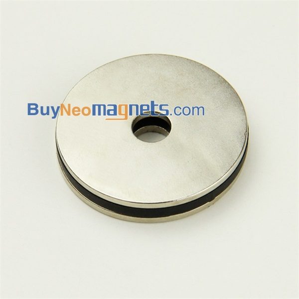 5pcs 40mm od x 8mm id x 2mm thick N35 Strong Disc Cylinder Rare Earth Neodymium Ring Magnets