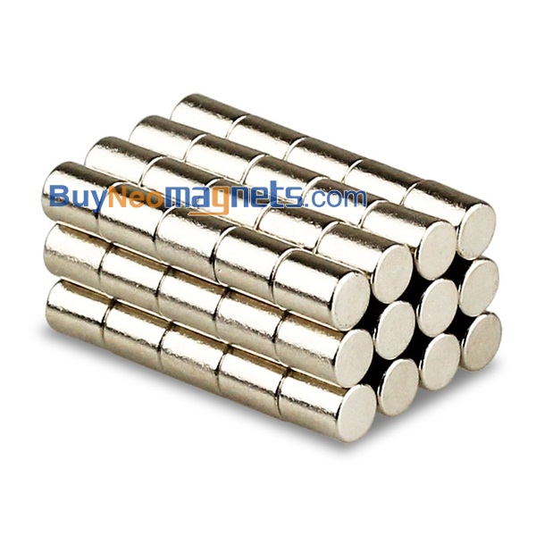 Lot 100pcs Strong Round Cylinder Magnets 4mm x 5mm Dsic Rare Earth Neodymium N50