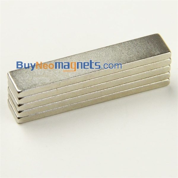 50mm x 10mm x 3mm Neodymium Block Magnets N35 Super Strong Rare Earth Rectangle Magnet 50x10x3mm (10 Pakke) - Bilde 3