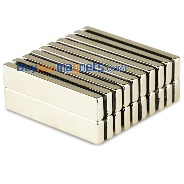 50mm x 10mm x 4mm Thick Neodymium Block Magnets N35 Strong 50x10x4mm Rare Earth Rectangular Magnet for Sale