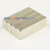 2pcs 50mm x 15mm x 10mm Thick N35 Super Strong Strip Block Rare Earth Neodymium Magnets