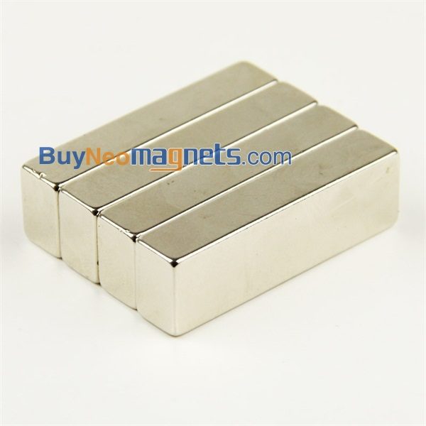 2pcs 50mm x 15mm x 10mm tyk N35 Super Strong Strip Block sjældne jordarters neodym magneter