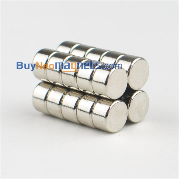 2mm dia x 3mm thick Neodymium Rod Magnets Strong Mini Round Magnet N35  Nickel Plated Rare Earth Cylinder Toy Magnets  for Sale