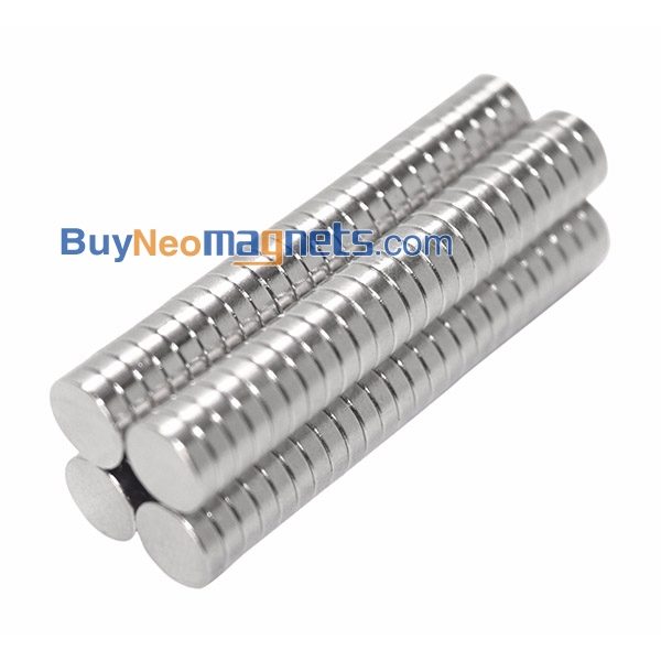 1/4" x 1/16" (6.35mm x 1.59mm) Imanes de disco de neodimio gruesos Imanes de disco de tierras raras redondos fuertes N42 a la venta