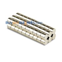 6mm de diámetro x 5 mm de espesor pequeño disco de neodimio N35 del imán fuerte de gran alcance Ronda Rare Earth disco imanes de venta en línea del Reino Unido