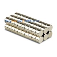 20st 7mm dia x 5 mm tjock N35 Stark Round Cylinder Disc Rare Earth neodymmagneter
