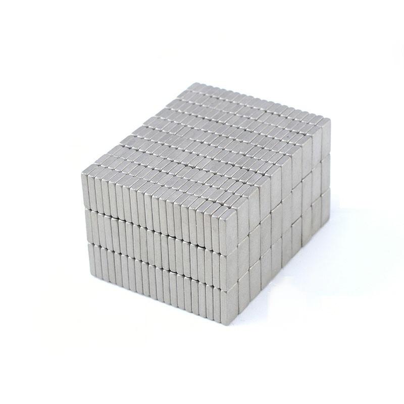10mm x 5mm x 2mm Thick Neodymium Block Magnet N35 Super Strong Block Rare Earth Rectangle Magnets for Craft (50 Pakke) - Billede 2