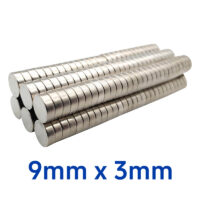 Vue alternative de 9Aimants à disque en néodyme N35, mm x 3mm, aimants ronds puissants en terres rares, vente 9x3mm