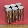1/2" dag x 1/8" dikke N42 Sterke Ronde Cylinder Toy Koelkast Rare Earth Neodymium magneten
