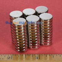 1/2" dag x 1/8" tykke N42 stærke runde cylinder legetøj køleskaber jord neodym magneter